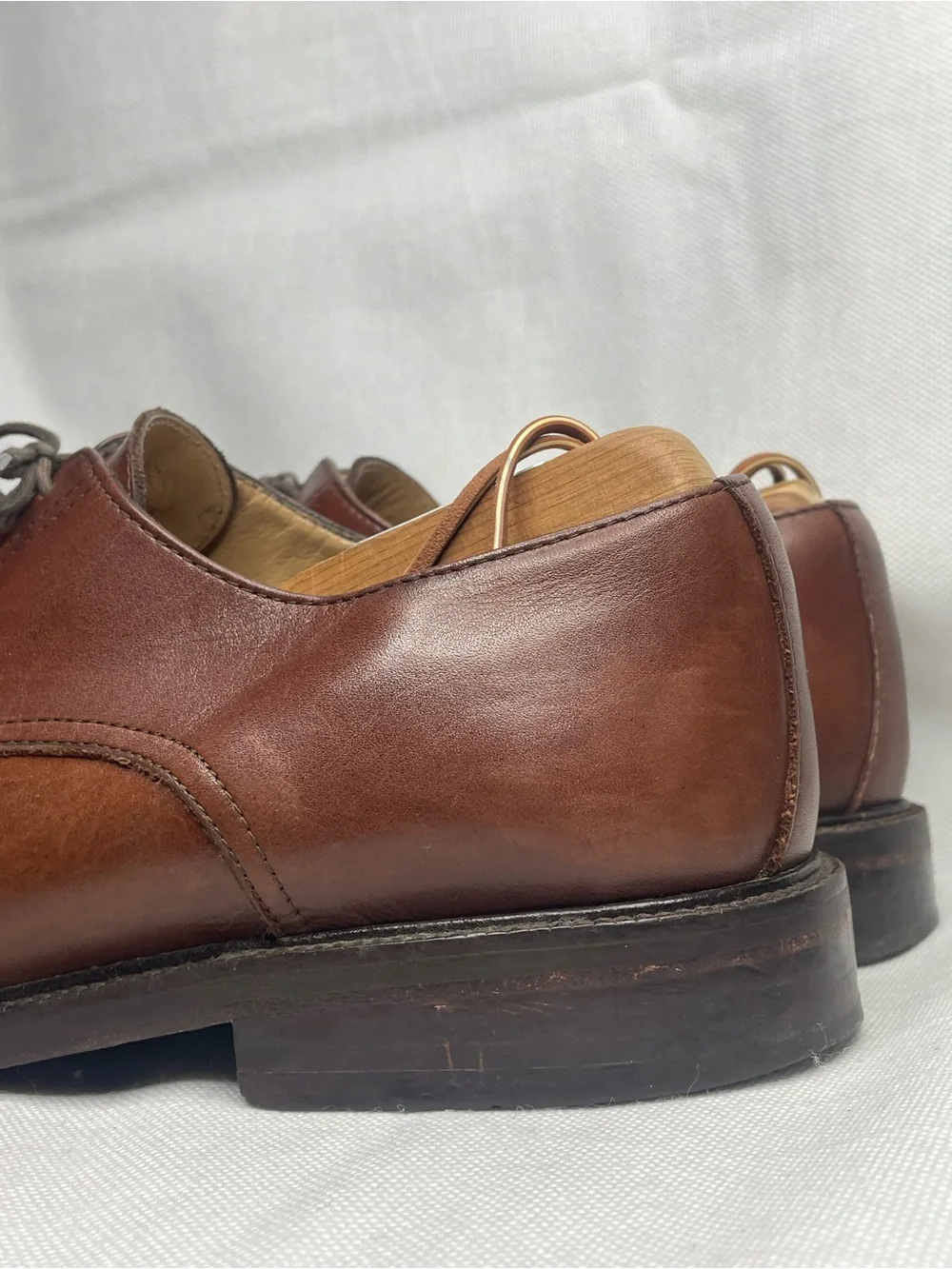 Footprints by Birkenstock Brown Leather Oxfords Size 44 Men Size US 11 / 11.5